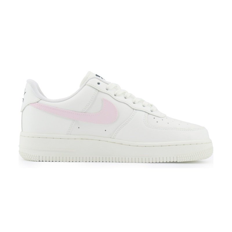Custom Air Force 1 Shoes Colored Swoosh Pink White - Image 2