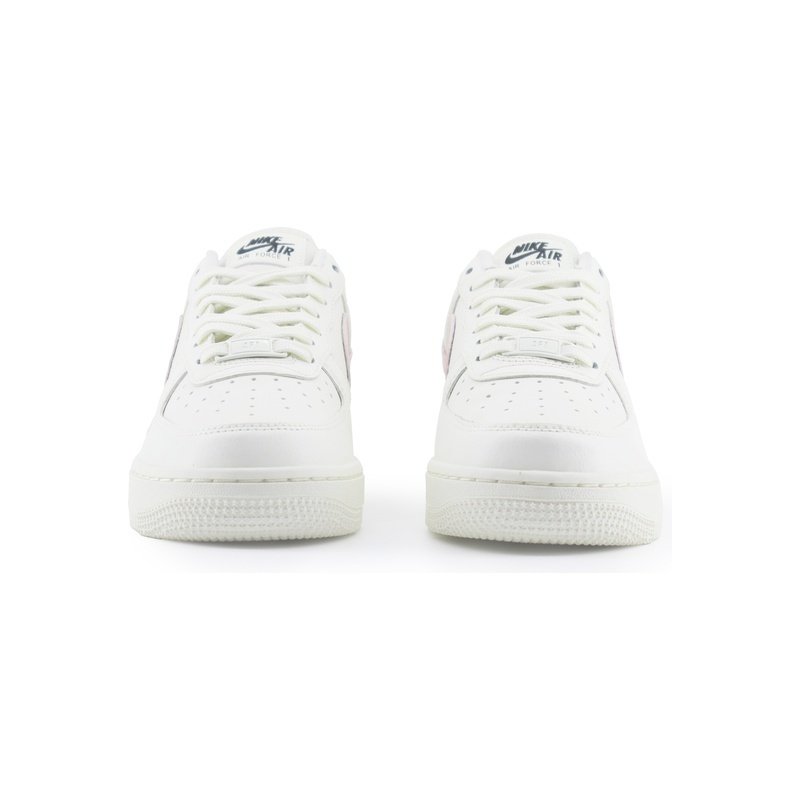 Custom Air Force 1 Shoes Colored Swoosh Pink White - Image 4