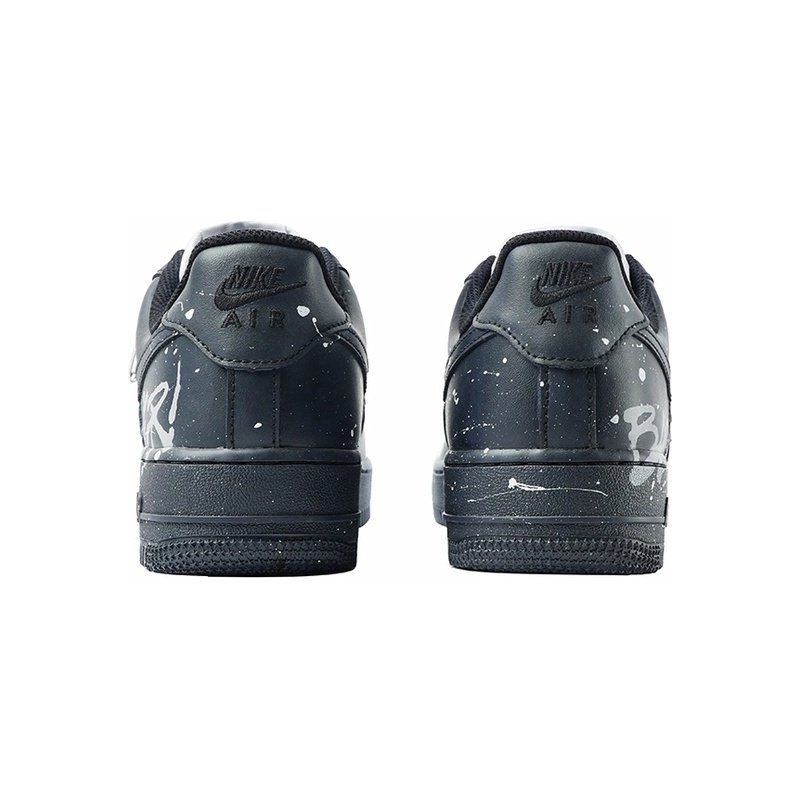 Custom Air Force 1 Shoes Electric Party Gray White - Image 4