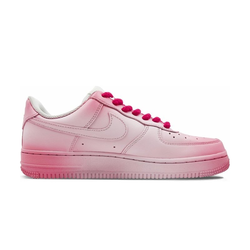 Custom Air Force 1 Shoes Happy New Year Pink White - Image 2