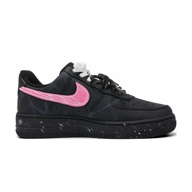 Custom Air Force 1 Shoes I Love Me Pink Black - Image 2