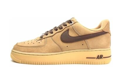 Custom Air Force 1 Shoes Muddy Land Brown Yellow