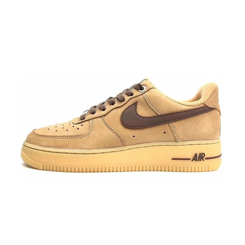 Custom Air Force 1 Shoes Muddy Land Brown Yellow