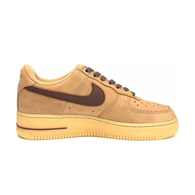 Custom Air Force 1 Shoes Muddy Land Brown Yellow - Image 2