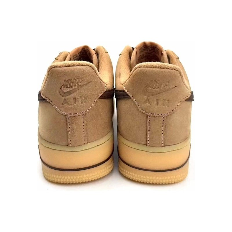 Custom Air Force 1 Shoes Muddy Land Brown Yellow - Image 4