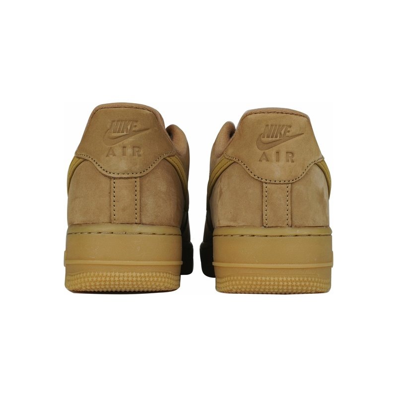 Custom Air Force 1 Shoes Retro Floral Brown Wheat - Image 4