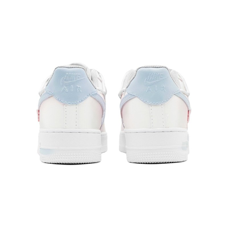 Custom Air Force 1 Shoes Sakura Patch Pink Blue - Image 4
