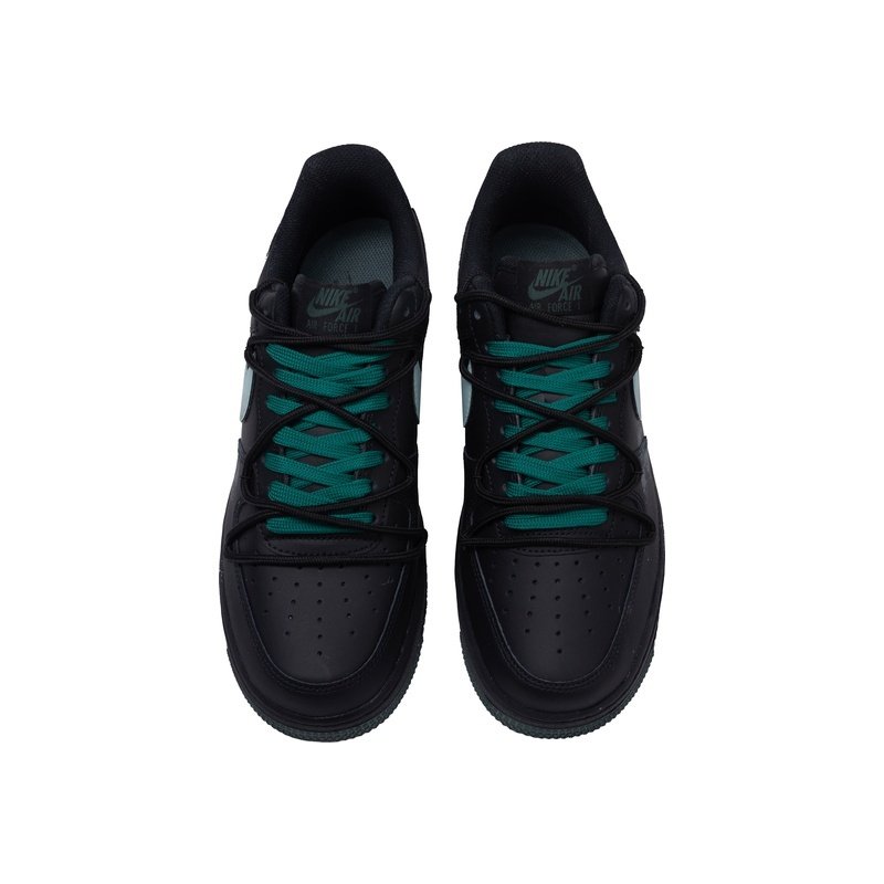 Custom Air Force 1 Shoes Snake Spirit Black Gray - Image 4