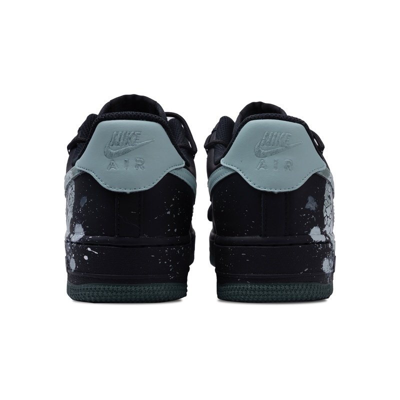 Custom Air Force 1 Shoes Snake Spirit Black Gray - Image 5