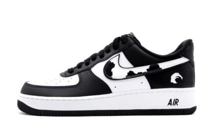 Custom Air Force 1 Shoes Spot Panda Black White