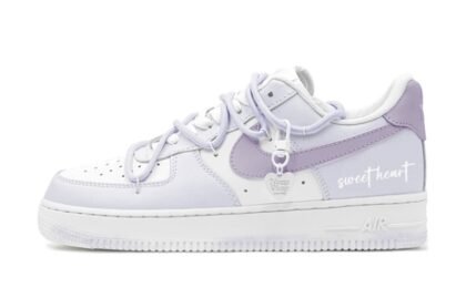 Custom Air Force 1 Shoes Summer Grape Purple White