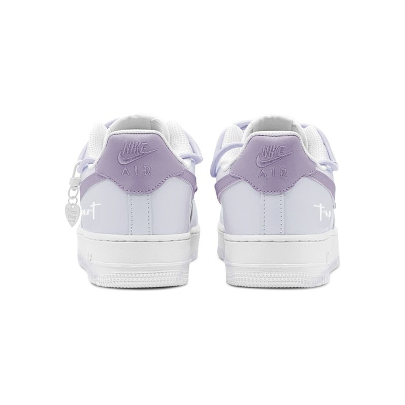 Custom Air Force 1 Shoes Summer Grape Purple White - Image 4