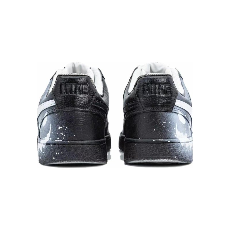 Custom Court Shoes Dark Moment Black White - Image 5