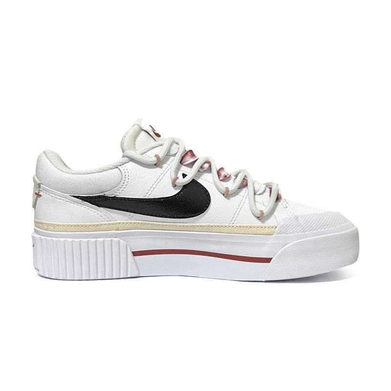 Custom Court Shoes Dark Rose Metallic Heart - Image 2