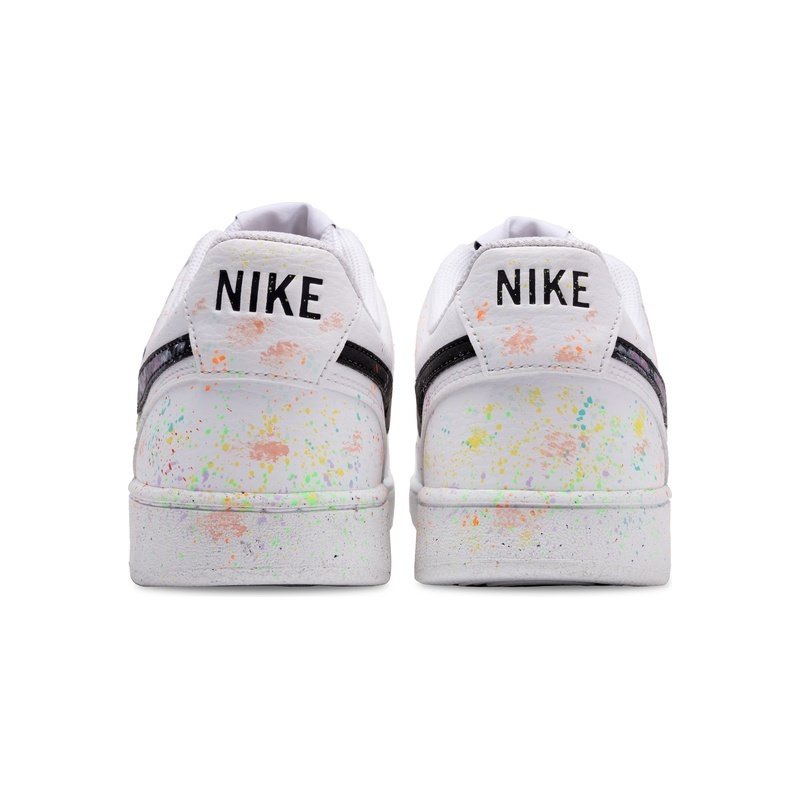 Custom Court Shoes Decadent Cat White Multicolor - Image 5