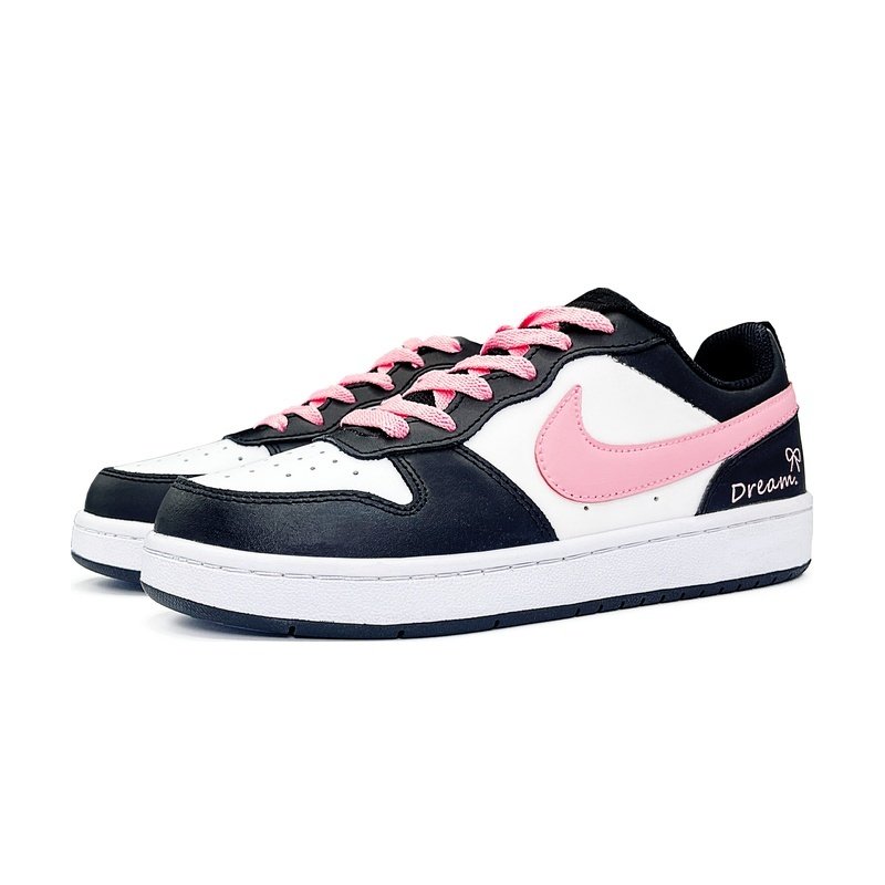 Custom Court Shoes Dream Angel Black Pink - Image 3