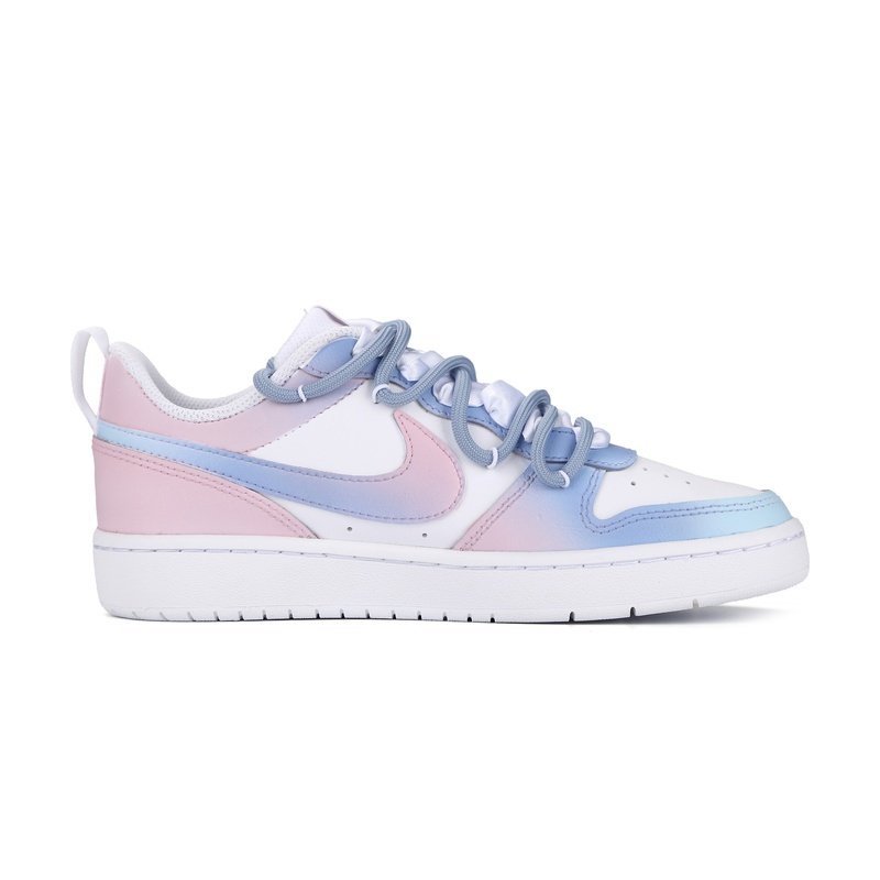 Custom Court Shoes Dreamy Galaxy Blue Purple - Image 2