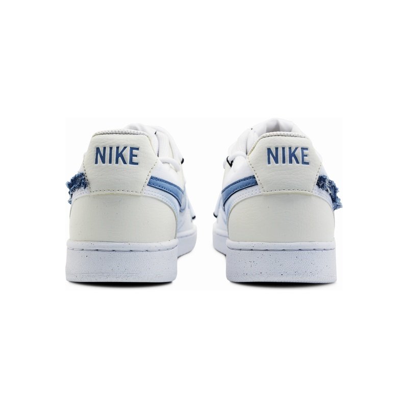Custom Court Shoes Drifting Cowboy Blue White - Image 4
