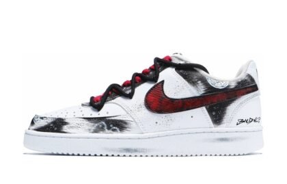 Custom Court Shoes Gothic Knight Black Red