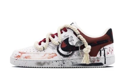 Custom Court Shoes Japanes Ink Bamboo Forest