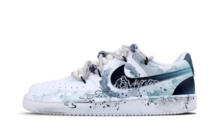 Custom Court Shoes Late Night Blue Black