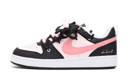 Custom Court Shoes Seven Elements Black Pink