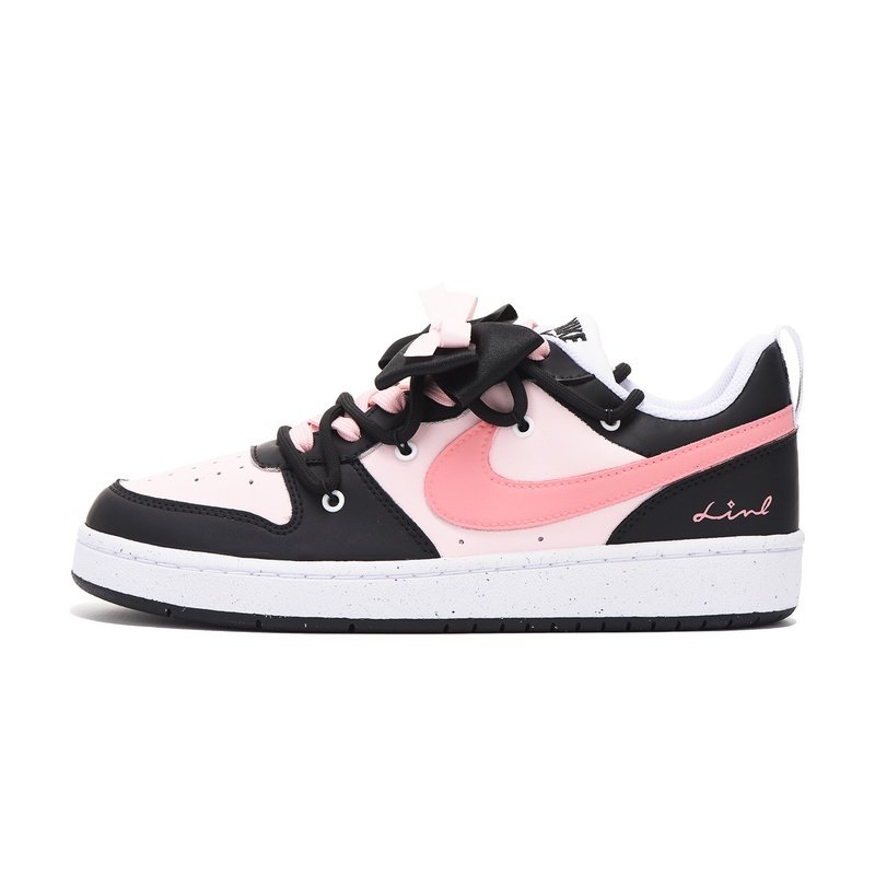 Custom Court Shoes Seven Elements Black Pink