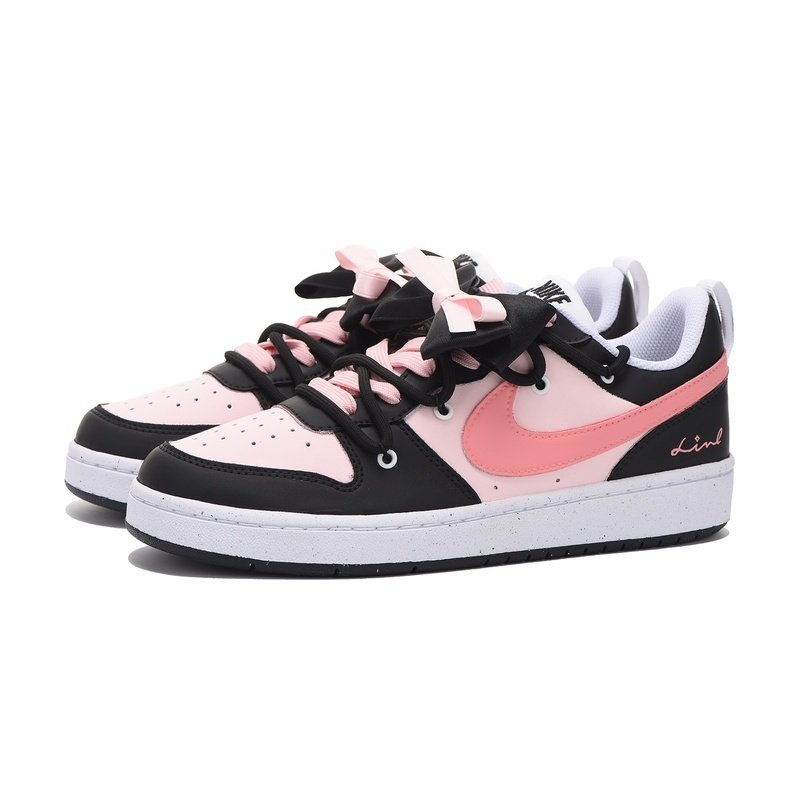 Custom Court Shoes Seven Elements Black Pink - Image 3