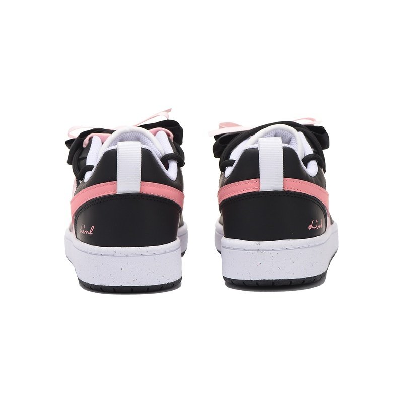Custom Court Shoes Seven Elements Black Pink - Image 4