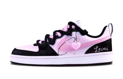Custom Court Shoes Pink Dream Star Track