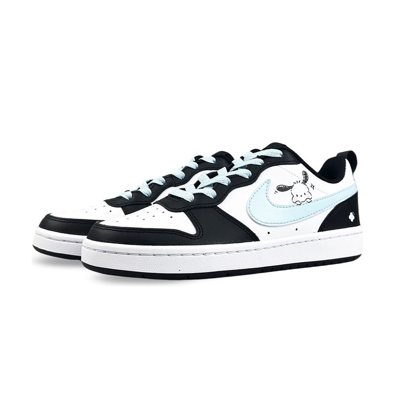 Custom Court Shoes Puddy Dog Black White - Image 3