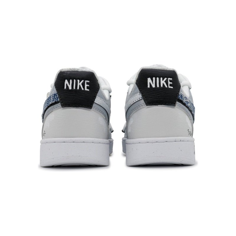 Custom Court Shoes Rainy Day Gray Blue - Image 4