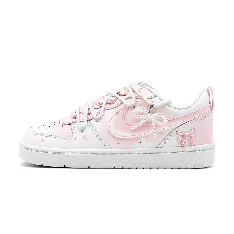 Custom Court Shoes Sakura Dream Pink White