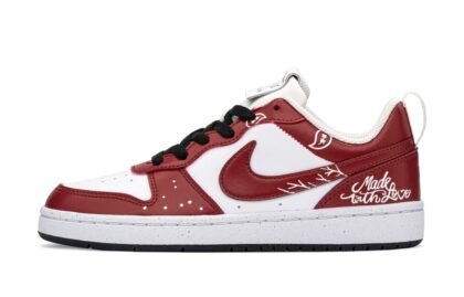 Custom Court Shoes Stay Together Red White