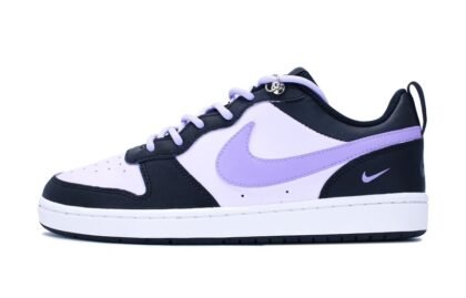 Custom Court Shoes Taro Pie Black White