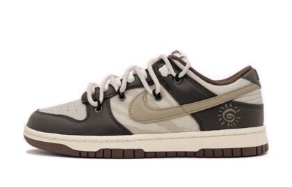 Custom Dunks Shoes Afternoon Tea Brown Beige