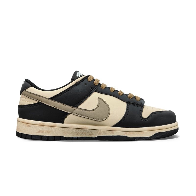Custom Dunks Shoes Antiquing Mocha Black Brown - Image 2