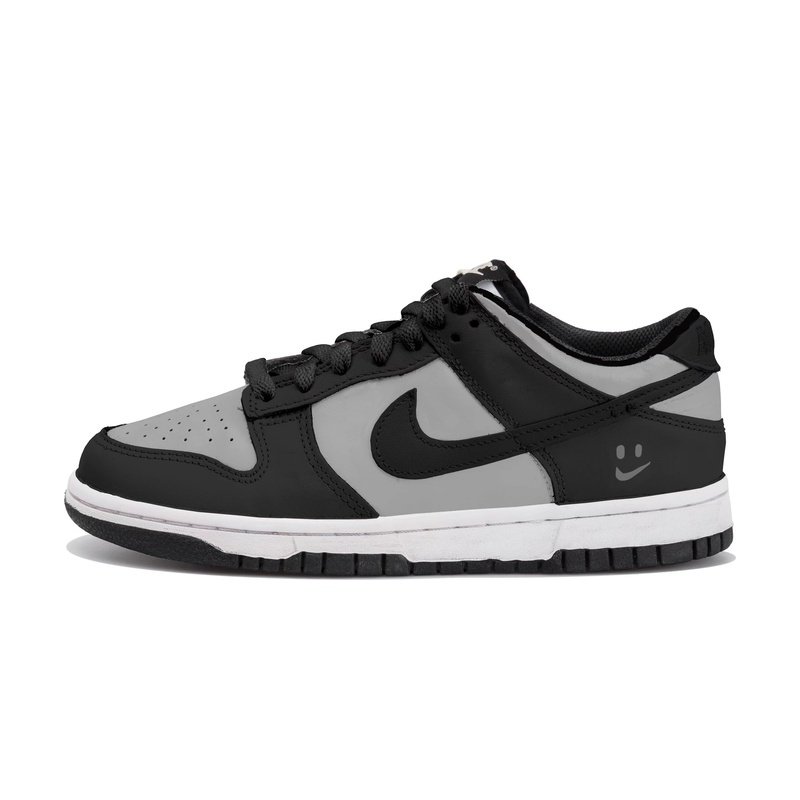 Custom Dunks Shoes Coal Mine Black Grey