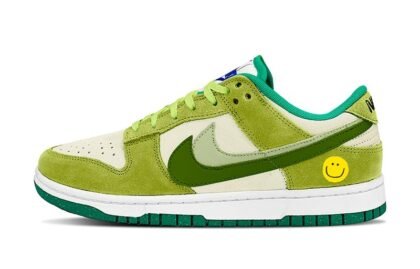 Custom Dunks Shoes Double Swoosh Brown Teal