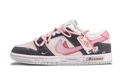 Custom Dunks Shoes Entry Ticket Black Pink