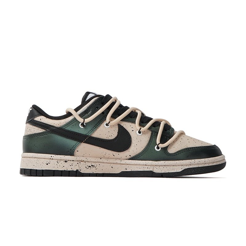 Custom Dunks Shoes Graffiti Thorn Gray Green - Image 2