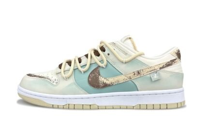 Custom Dunks Shoes Ink Mist Mountain Serenity