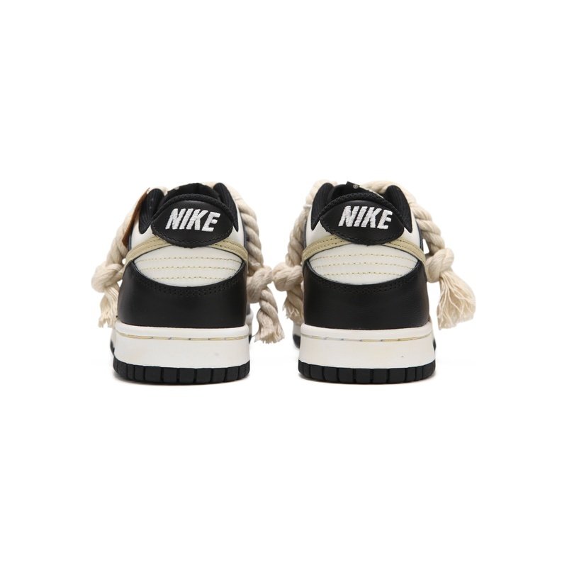 Custom Dunks Shoes Leopard Panda Black White - Image 4