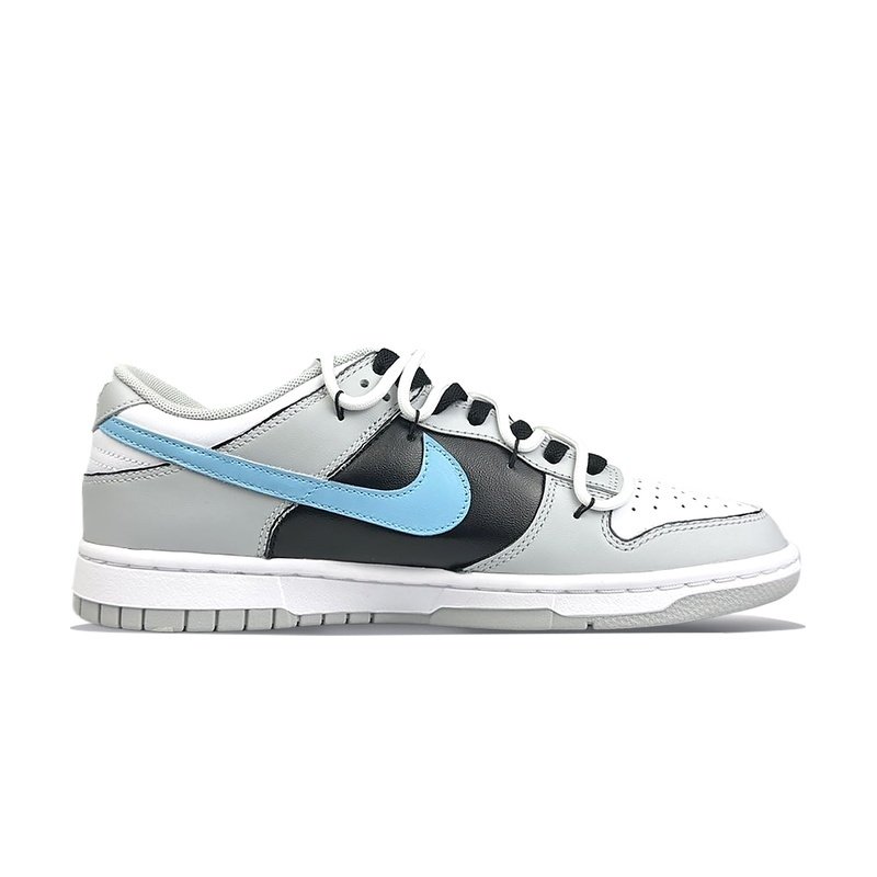 Custom Dunks Shoes Lounge Bar Gray Blue - Image 2
