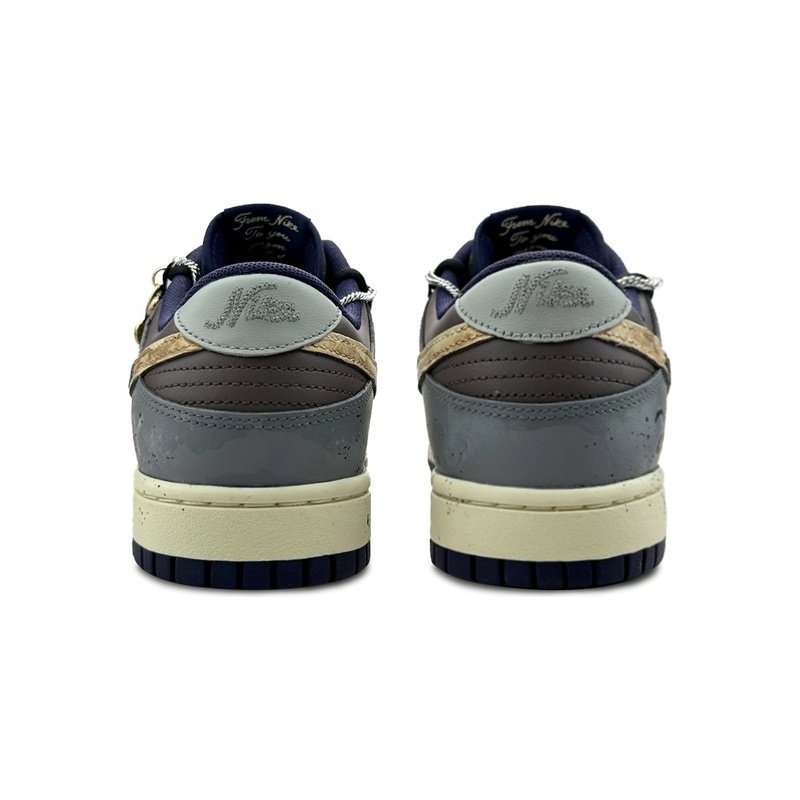 Custom Dunks Shoes Magic Academy Grey Green - Image 4