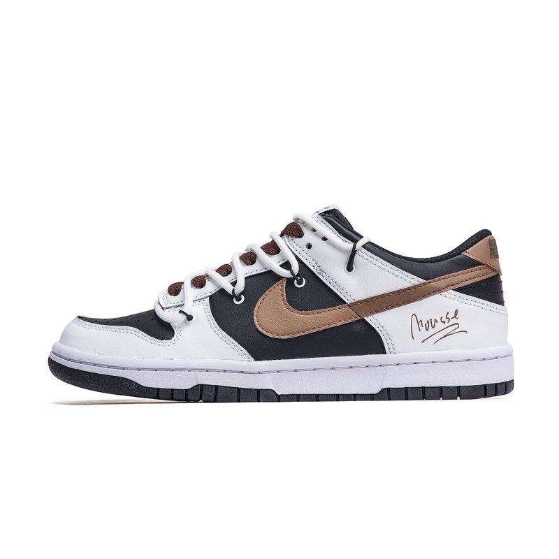 Custom Dunks Shoes Mousse Cake Black Gray