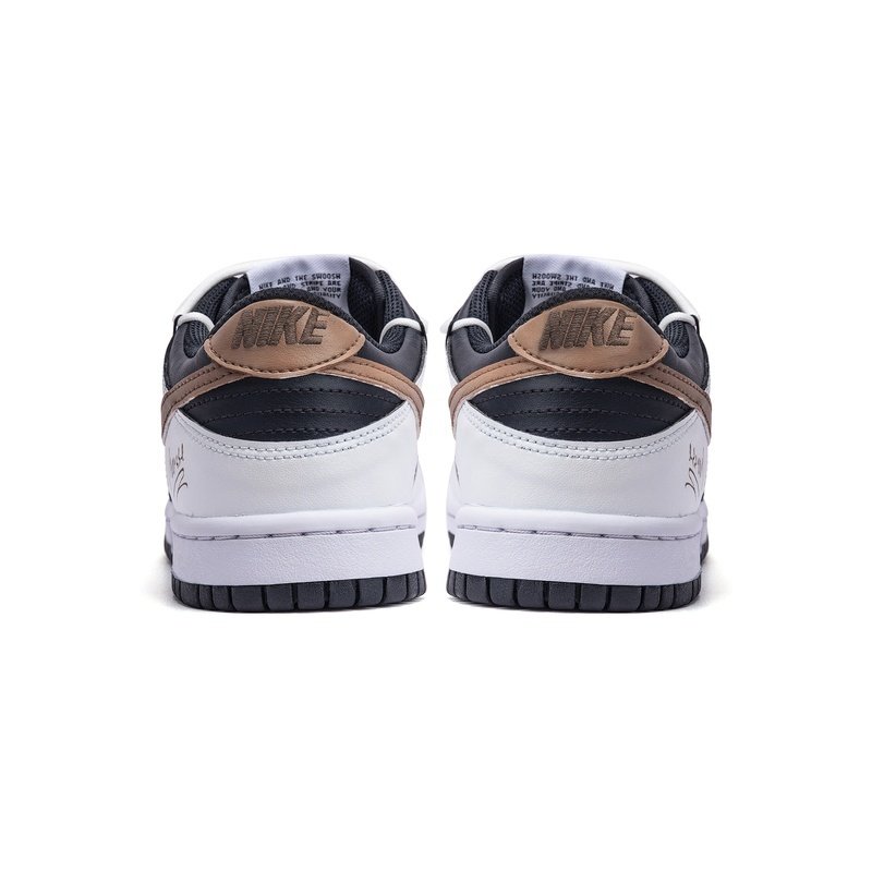 Custom Dunks Shoes Mousse Cake Black Gray - Image 4