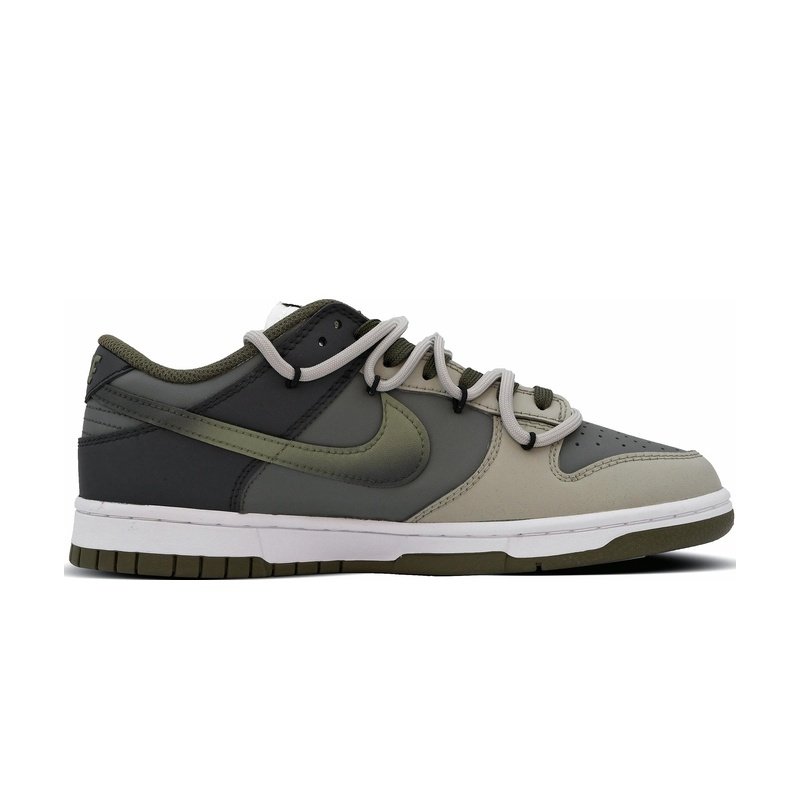 Custom Dunks Shoes Outdoor Explorer Gray Black - Image 2