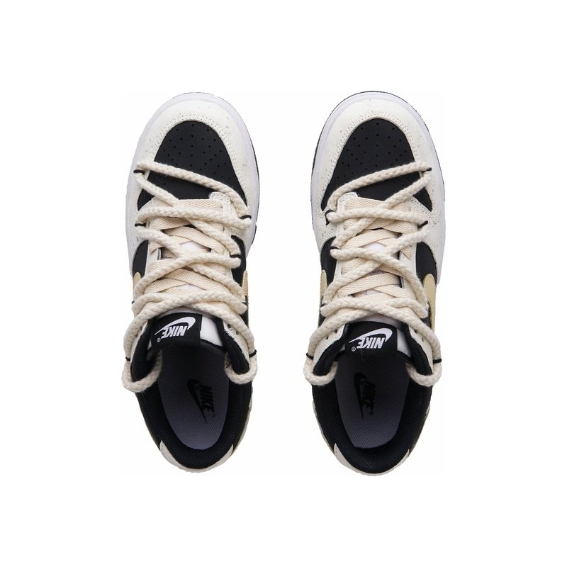 Custom Dunks Shoes Panda Cheese Black White - Image 3