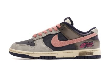 Custom Dunks Shoes Sand Flat Brown Pink